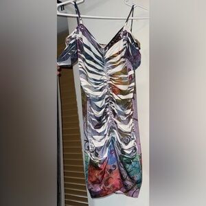 Arden B One Shoulder Multicolor Dress